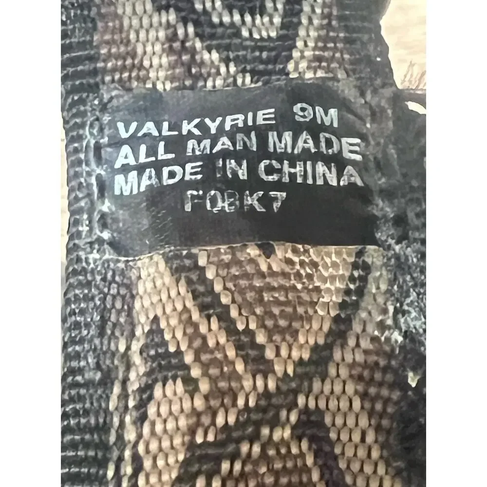 Teva Mens Valkyrie Sandals Black Gray Swirl Web Straps Adjustable 9M